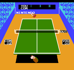 Smash Ping Pong (FDS)   © Nintendo 1987    2/3