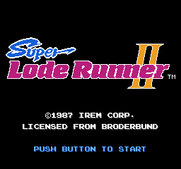Super Lode Runner II (FDS)   © Irem 1987    1/3