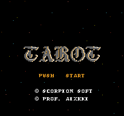 Tarot (FDS) &nbsp; &copy; Scorpion Soft 1988 &nbsp;  1/3