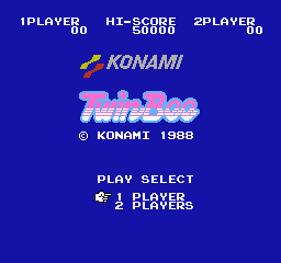 TwinBee (FDS)   © Konami 1988    1/3