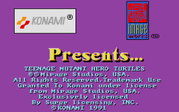 Teenage Mutant Ninja Turtles: The Arcade Game (PC)   © Konami 1991    1/17