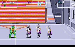 Teenage Mutant Ninja Turtles: The Arcade Game (PC)   © Konami 1991    16/17