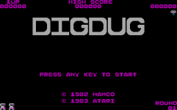 Dig Dug [Atari]   © Atari (1972) 1983   (PC)    1/3