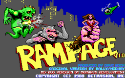 Rampage (PC)   © Activision 1988    1/3