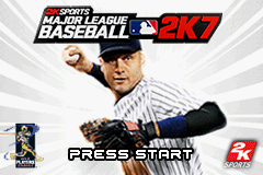 Major League Baseball 2K7 (GBA)   © 2K Sports 2007    1/3