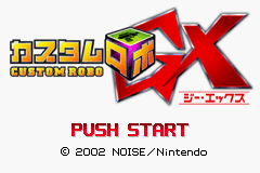 Custom Robo GX (GBA)   © Nintendo 2002    1/3