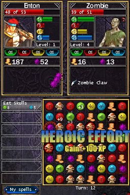 Puzzle Quest: Challenge Of The Warlords   © D3 2007   (NDS)    1/3