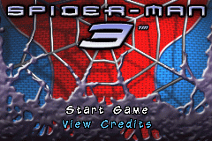Spider-Man 3 (GBA)   © Activision 2007    1/3