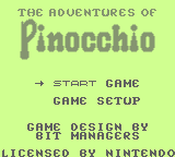The Adventures Of Pinocchio   ©  1993   (GB)    1/3