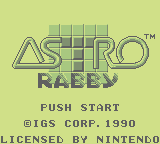 Astro Rabby (GB)   © IGS Corp. 1990    1/3