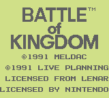 Battle Of Kingdom (GB)   © Meldac 1991    1/3