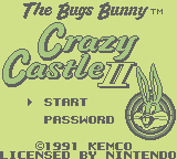 The Bugs Bunny Crazy Castle 2 (GB)   © Kemco 1991    1/3