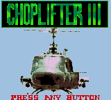 Choplifter III (GG)   © Extreme Entertainment 1995    1/2