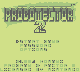 Probotector 2 (GB)   © Konami 1995    1/3