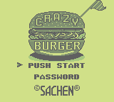 Crazy Burger (GB)   © Sachen 1991    1/3