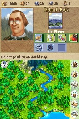 Anno 1701: Dawn Of Discovery (NDS)   © Disney Interactive 2007    2/8