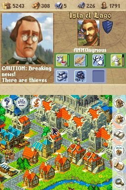 Anno 1701: Dawn Of Discovery (NDS)   © Disney Interactive 2007    3/8