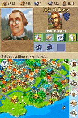 Anno 1701: Dawn Of Discovery (NDS)   © Disney Interactive 2007    4/8