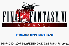 Final Fantasy VI (GBA)   © Square Enix 2006    1/3
