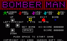 Bomberman (MZ7)   © Hudson 1983    1/2
