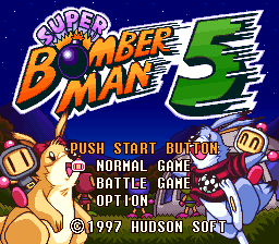 Super Bomberman 5 (SNES)   © Hudson 1997    1/3