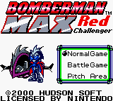 Bomberman Max: Red Challenger (GBC)   © Vatical 1999    1/3