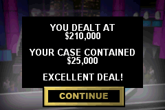 Deal Or No Deal (GBA)   © DSI 2007    3/3