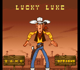 Lucky Luke (SNES)   © Infogrames 1997    1/3