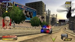 Pursuit Force: Extreme Justice (PSP)   © Sony 2007    2/3