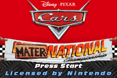 Cars: Mater-National (GBA)   © THQ 2007    1/3