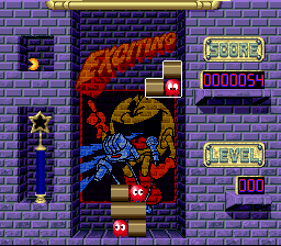 Pac-Attack (SNES)   © Namco 1993    2/3