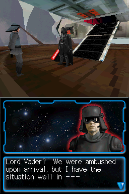 Star Wars: The Force Unleashed (NDS)   © LucasArts 2008    2/3