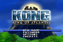 Kong: King Of Atlantis (GBA)   © Majesco 2005    1/3