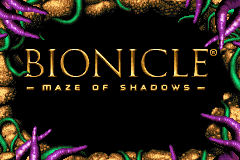 Bionicle: Maze Of Shadows (GBA)   © THQ 2005    1/3