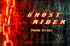 Ghost Rider (GBA)   © 2K Games 2007    1/3