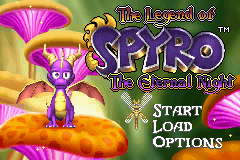 The Legend Of Spyro: The Eternal Night (GBA)   © Sierra 2007    1/3