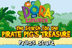 Dora The Explorer: The Search For Pirate Pig's Treasure (GBA)   © NewKidCo 2002    1/3