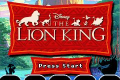 The Lion King 1 1/2 (GBA)   © THQ 2003    1/3