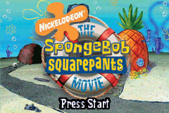 SpongeBob Squarepants: The Movie (GBA)   © THQ 2004    1/3
