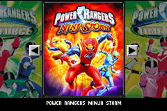 Power Rangers: Ninja Storm / Power Rangers: Time Force (GBA)   © THQ 2004    1/3