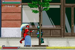 Power Rangers: Ninja Storm / Power Rangers: Time Force (GBA)   © THQ 2004    2/3