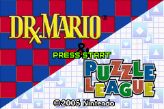 Dr. Mario / Puzzle League (GBA)   © Nintendo 2005    1/3