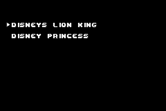 Disney Princess / The Lion King 1 1/2 (GBA)   © THQ 2004    1/3