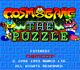 Cosmo Gang The Puzzle (SNES)   © Namco 1993    1/3