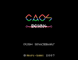 Caos Begins (MSX)   ©      1/3
