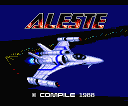 Aleste (MSX2)   © Compile 1988    1/3