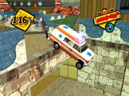 Emergency Mayhem (WII) &nbsp; &copy; Codemasters 2008 &nbsp;  4/5