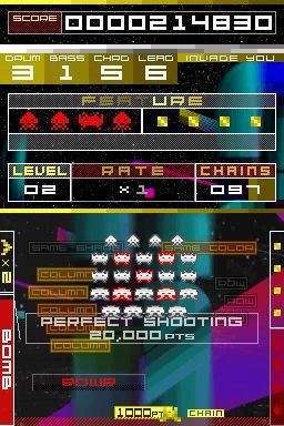 Space Invaders Extreme (NDS)   © Taito 2008    6/7