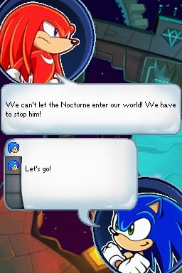 Sonic Chronicles: The Dark Brotherhood (NDS)   © Sega 2008    2/3