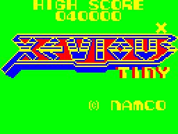 Tiny Xevious (PC6)   © Namco 1986    1/3